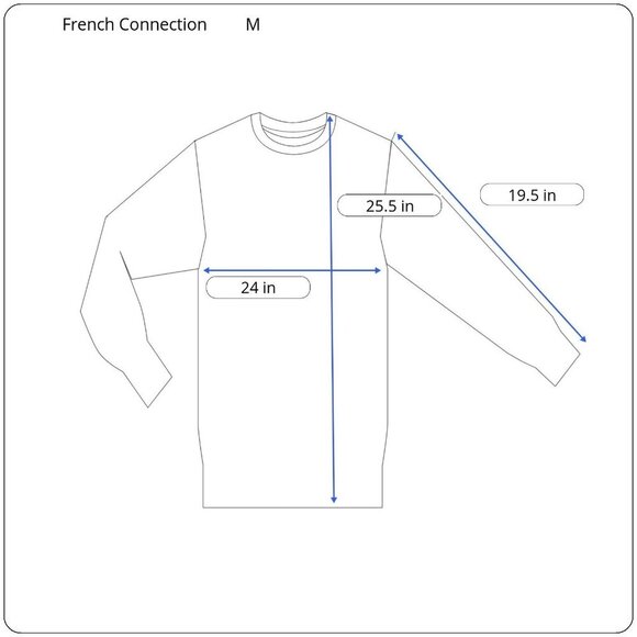 Vintage French Connection Wool Sweater M Black Multicolor Floral Pattern - Picture 2 of 7